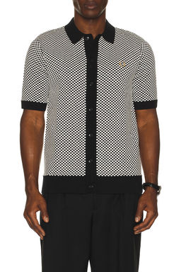 Fred Perry - Chequrboard Button Thru Shirt