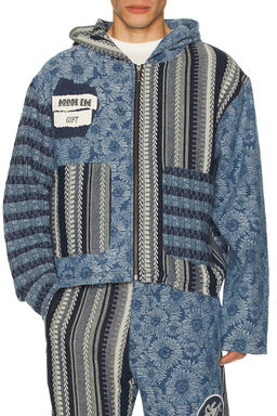 Honor The Gift - Indigo Tapestry Hoodie