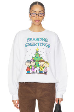 Junk Food - Peanuts Seasons Greetings Sweatshirt