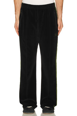 Needles - Bootcut Track Pant Cpe Velour In Black