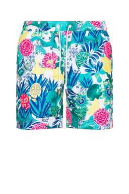 Original Penguin - 7 Volley Floral Print Swim Shorts