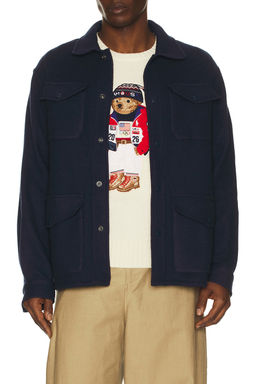 POLO RALPH LAUREN - Winter Olympics Boil Wool Double Knit Shirt