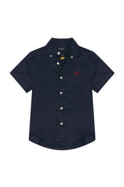POLO RALPH LAUREN - Short Sleeve Linen Sport Shirt