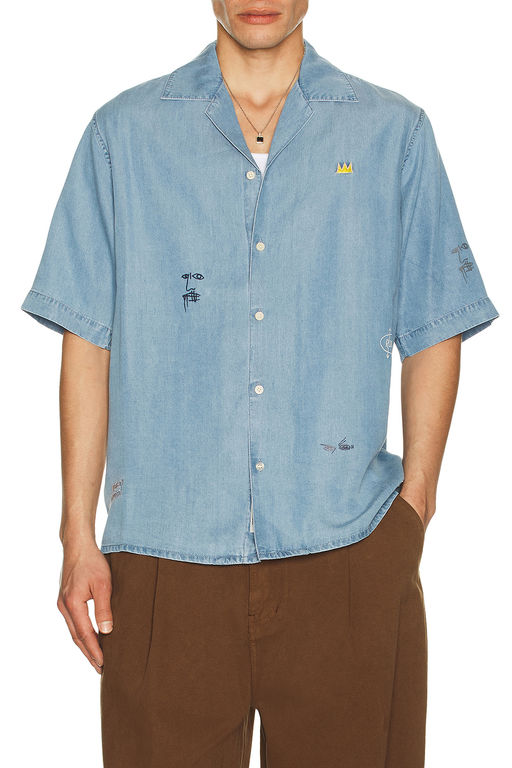 SCOTCH & SODA Basquiat Relaxed Fit Short Sleeved Shirt