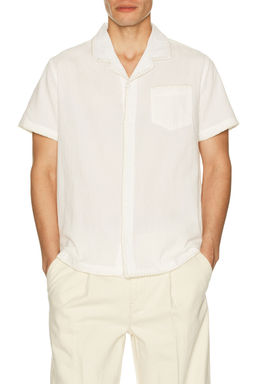 Vintage Summer - Embroidered Camp Shirt