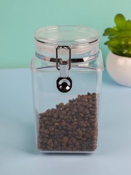 Voncasa - Storage Jar for Kitchen & Home Transparent Plastic 1.7 Litre