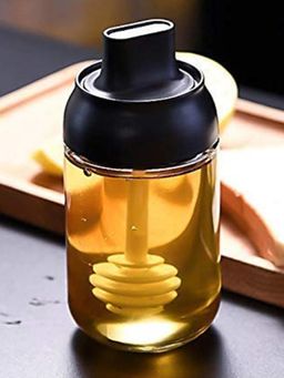 Voncasa - 250Ml Honey Glass Jar with Dipper