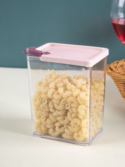 Voncasa - Medium Plastic Cereal Dispenser Jar with Lid