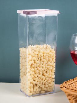 Voncasa - Tall Plastic Cereal Dispenser Jar with Lid