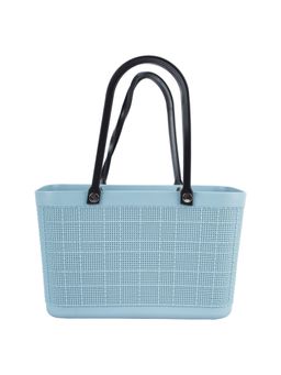 Voncasa - Plastic Hand Basket Shopping Bag Picnic Basket Storage Bag Organizers