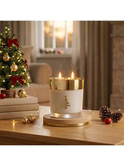 SEVA HOME - Enchante Christmas Tree Candle Luxury Gifting 25 Hour Burn