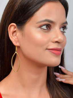 Silvermerc Designs - Gold Plated Leaf Dangler