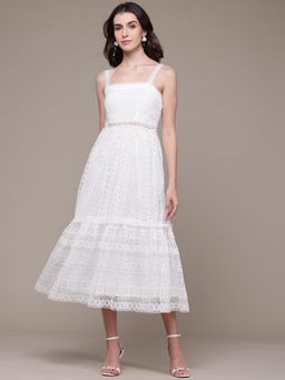 Label Ritu Kumar - White Perrie Long Dress