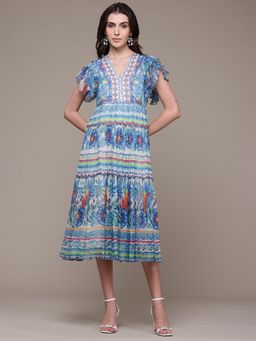 Label Ritu Kumar - Blue Malibu Long Dress