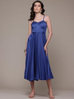 Label Ritu Kumar - Strappy Solid Long Dress