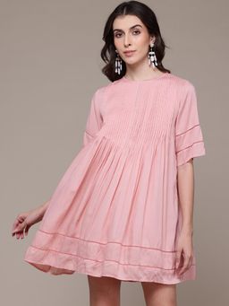 Label Ritu Kumar - Pink Core Short Dress