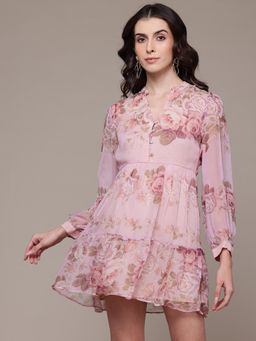 Label Ritu Kumar - Pink Jovie Short Dress