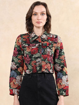 RAREISM - Bolor Primary Mulit Regular Crop Jacket