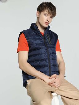 Puma - Utility Men Blue Padded Gilet Jacket