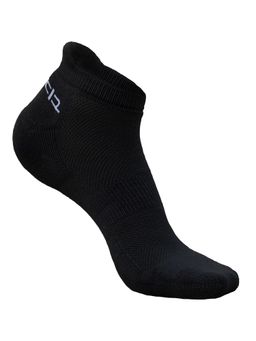 Heelium - Bamboo Ankle Socks for Women - 1 Pair - Black - Odour Free Breathable