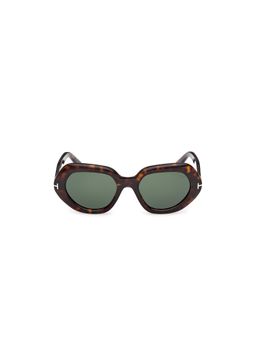 Tom Ford - Women Acetate Green Lens Sunglasses - FT1317 51 52N (51)