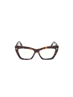 Tom Ford - Women Acetate Brown Eyeglass Frame - FT6026-B 56 052 (56)