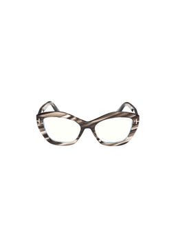 Tom Ford - Women Acetate Brown Eyeglass Frame - FT6044-B 54 056 (54)