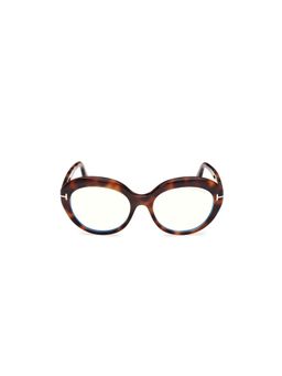 Tom Ford - Women Acetate Brown Eyeglass Frame - FT6095-B 54 053 (54)
