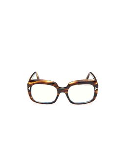 Tom Ford - Women Acetate Brown Eyeglass Frame - FT6096-B 53 055 (53)