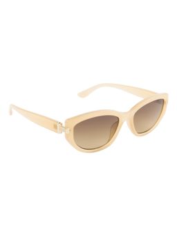 Opium Eyewear - Women UV Protection Cat Eye Brown Lens Sunglasses (55)