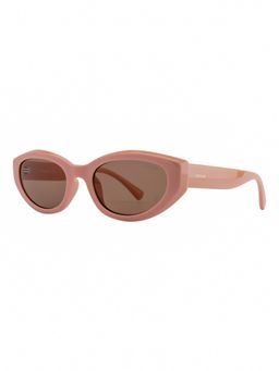 Opium Eyewear - Women UV Protection Cat Eye Brown Lens Sunglasses (54)