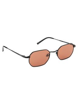 Opium Eyewear - Unisex UV Protection Hexagon Orange Lens Sunglasses (50)