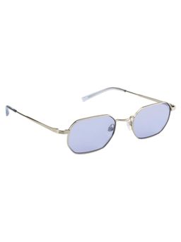 Opium Eyewear - Unisex UV Protection Hexagon Purple Lens Sunglasses (50)