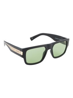 Opium Eyewear - Men UV Protection Rectangle Green Lens Sunglasses (54)