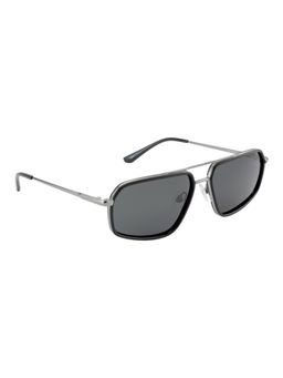 Opium Eyewear - Men Polarised & UV Protection Navigator Grey Lens Sunglasses (58)