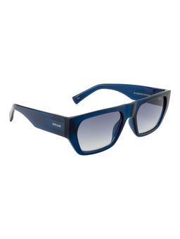 Opium Eyewear - Men UV Protection Rectangle Blue Lens Sunglasses (55)