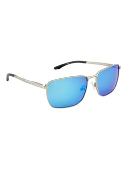 Opium Eyewear - Men Polarised & UV Protection Rectangular Blue Lens Sunglasses (58)