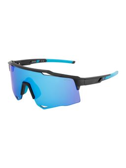 Opium Eyewear - Men UV Protection Shield Blue Lens Sunglasses (146)