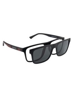 Opium Eyewear - Men Polarised & UV Protection Grey Lens Sunglasses With Magnetic Clip On (54)
