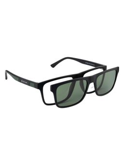Opium Eyewear - Men Polarised & UV Protection Green Lens Sunglasses With Magnetic Clip On (54)