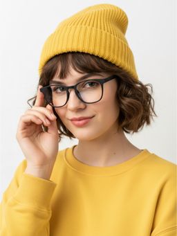 HASHTAG EYEWEAR - Unisex Clario Green Full Rim Rectangle Computer Glasses (55)