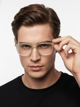 HASHTAG EYEWEAR - Unisex Focusly Green Full Rim Rectangle Computer Glasses (55)