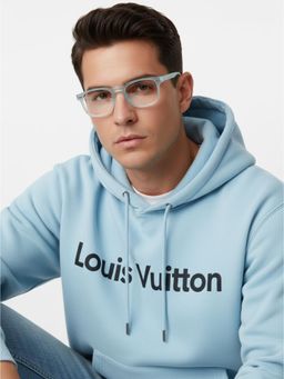 HASHTAG EYEWEAR - Unisex Bluarmor Blue Full Rim Square Computer Glasses (50)