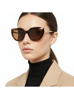 Vintage - Women Valencia Col 206 Polarised & UV Protection Brown Lens Sunglasses (53)