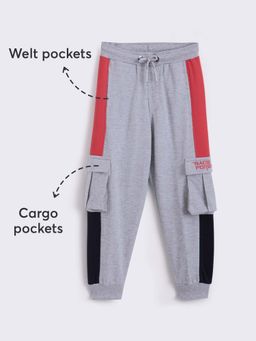 Hopscotch - Colour-block Terry Joggers
