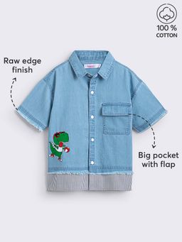 Hopscotch - Pure Cotton Cut and Sew Panel Shirt