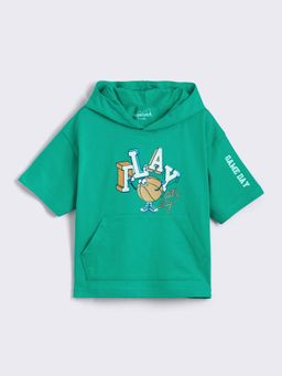 Hopscotch - Pure Cotton Text Print T-shirt