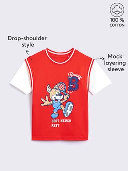 Hopscotch - Pure Cotton Graphic T-Shirt