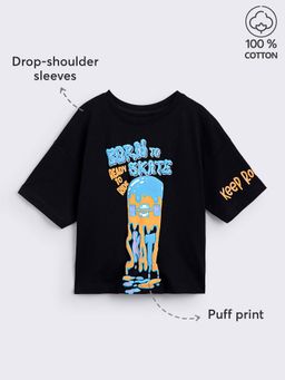 Hopscotch - Pure Cotton Puff Print T-shirt