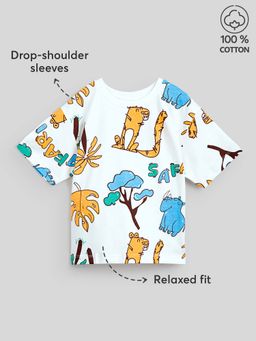 Hopscotch - Pure Cotton Printed T-Shirt